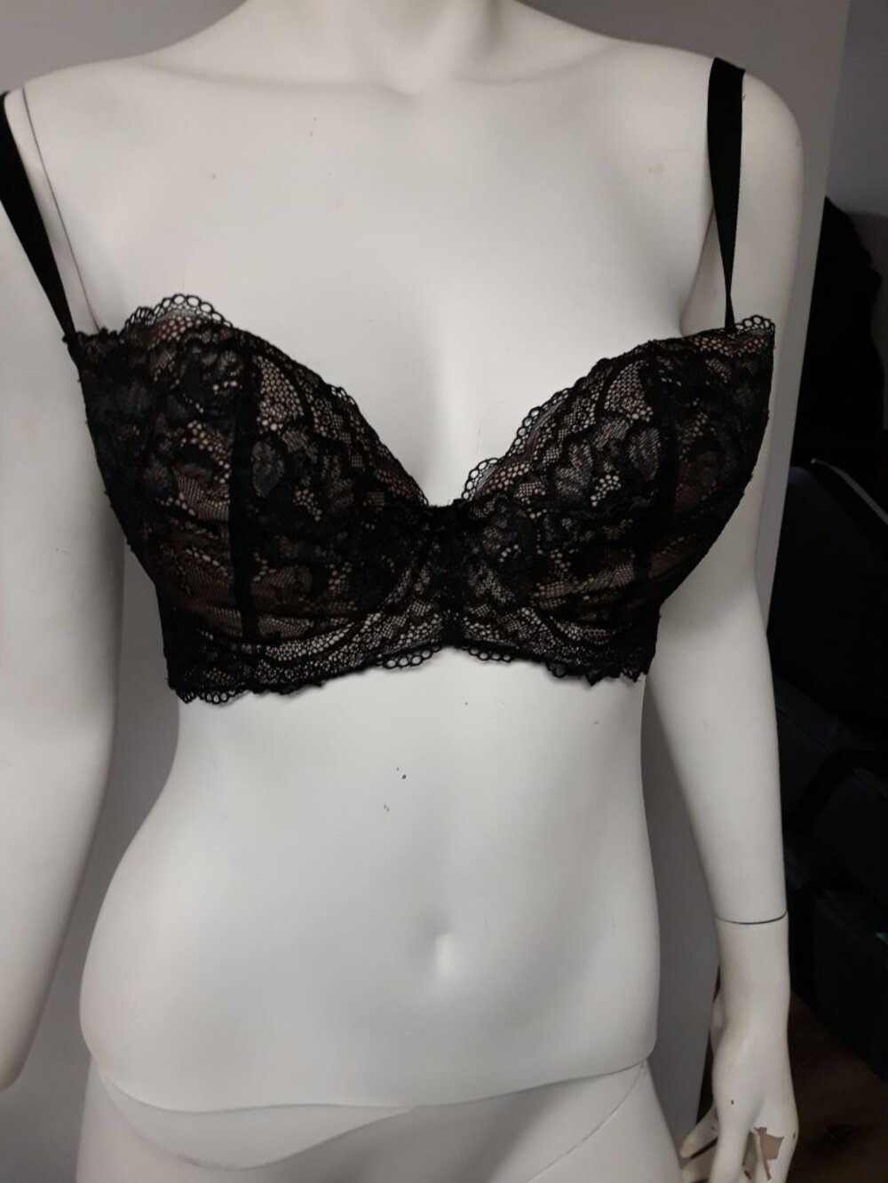Bradelis Jasmine Bra Black Size 30 F NEW WITH TAGS!